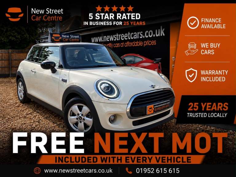 2019 MINI Hatch 1.5 Cooper Classic Euro 6 (s/s) 3dr HATCHBACK Petrol Manual