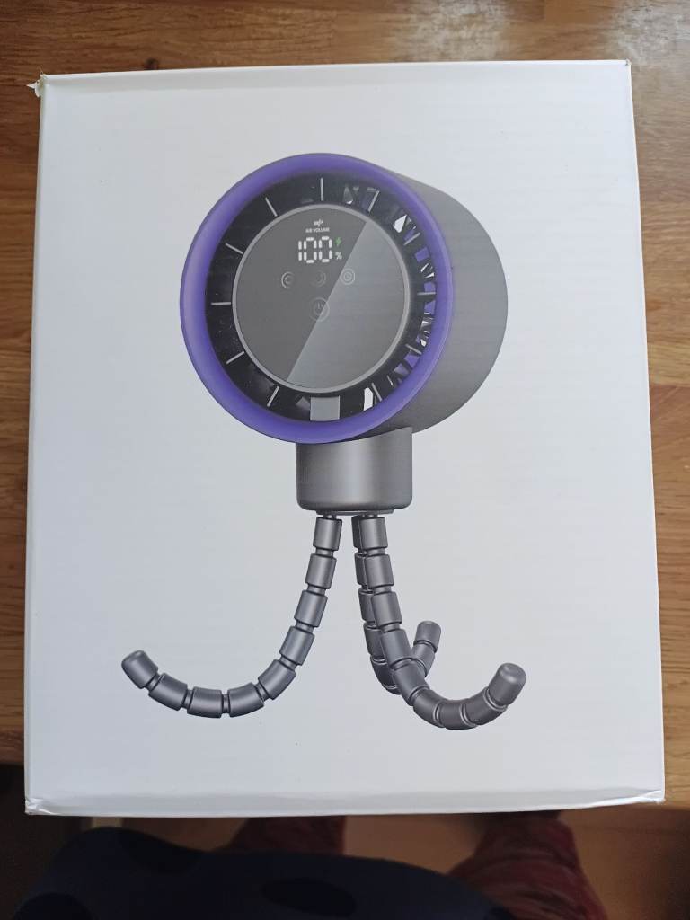Stroller handheld fan