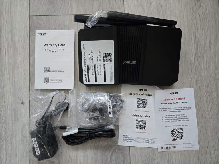  ASUS RT-BE58U V2 BE3600 Dual-band WiFi 7 AiMesh Extendable Router