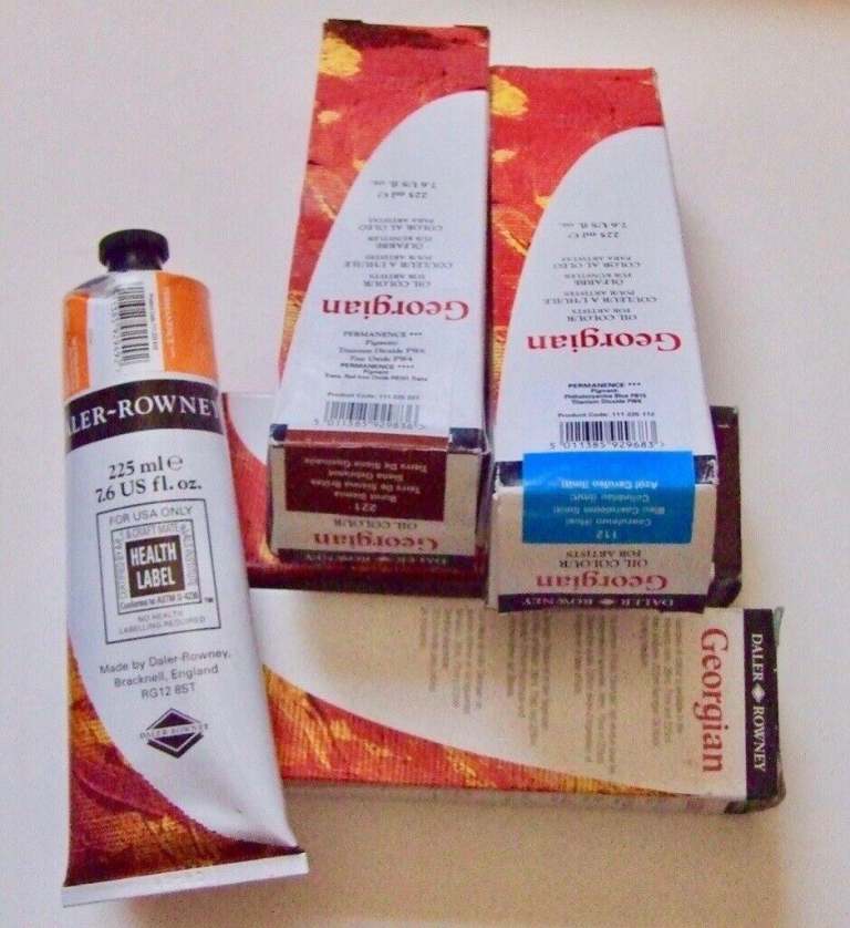 Daler Rowney ‘Georgian” Oil Paints 225ml