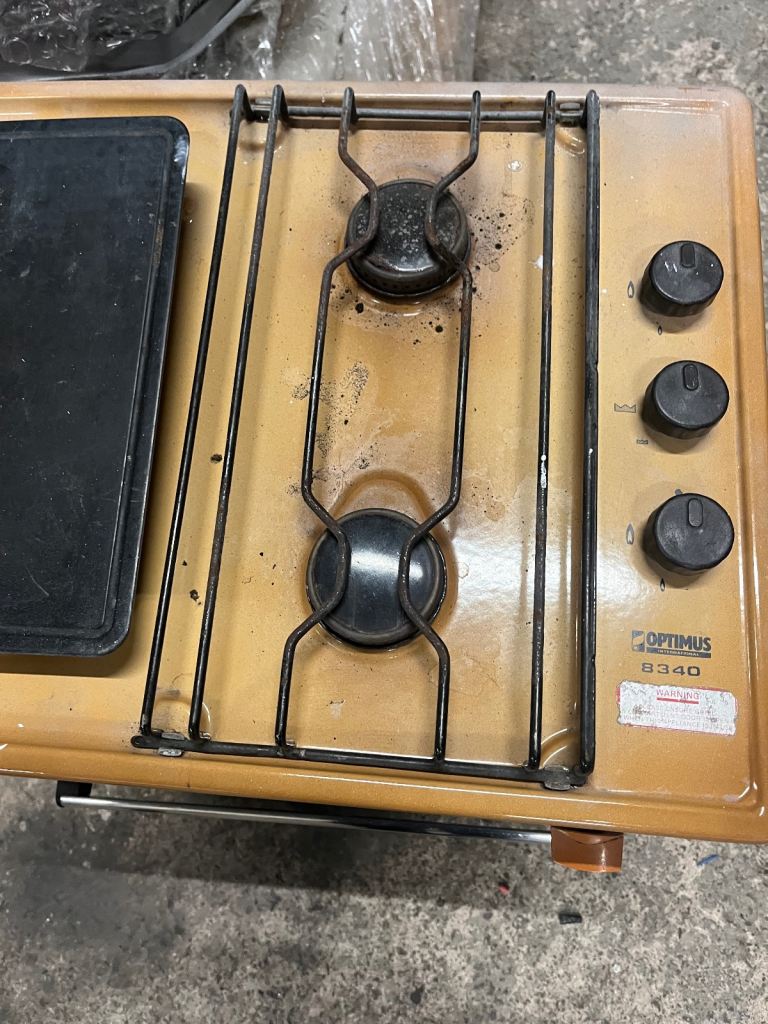 Gas bootle Hob and cooker for camper or motorhome  