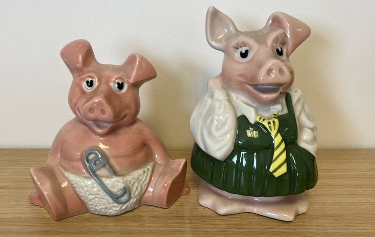 Vintage Rare NatWest Pig Money Boxes. Wade England