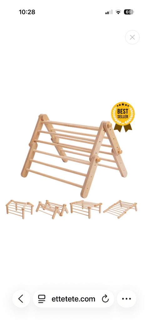 Pikler Climbing Frame with Slide - Great condition