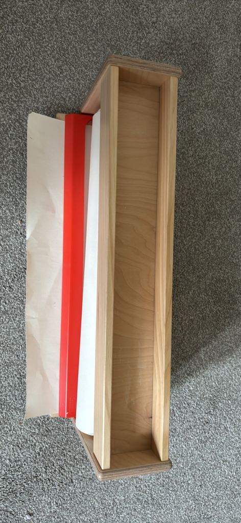 Ikea paper roll holder with storage 