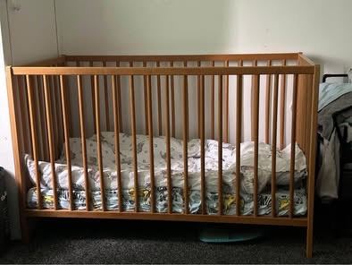 image for Wooden cot 