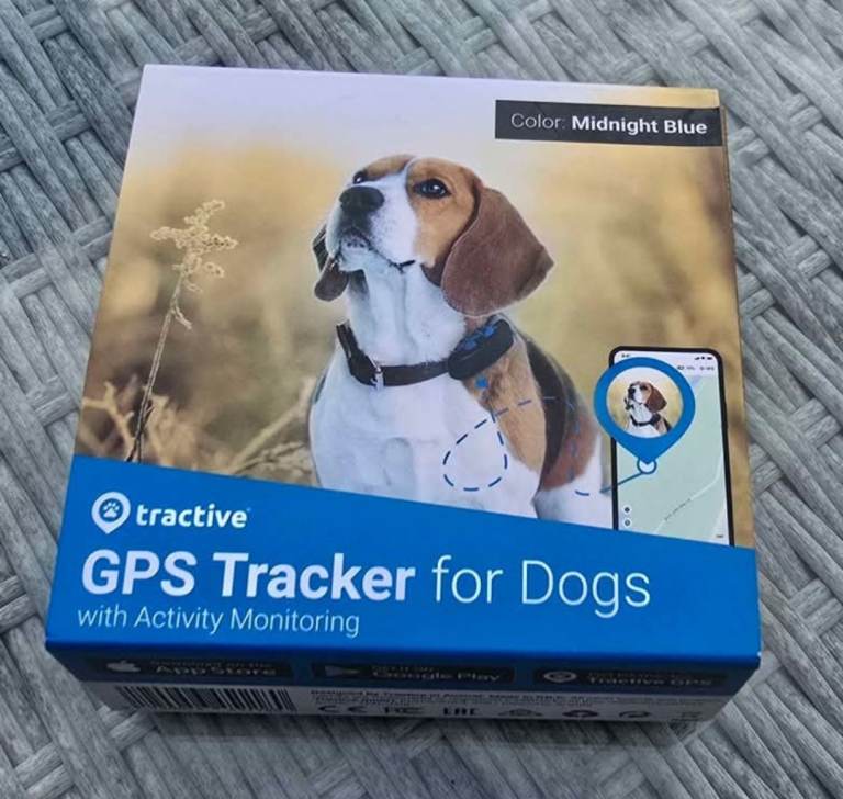 Tractive GPS Dog Tracker - Midnight Blue