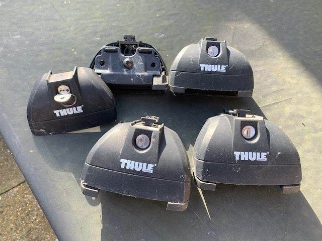 Thule 753 rapid system footpack and fittings 6007 for BMW  