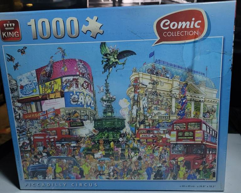 image for Comic Collection New Piccadilly Circus 1000 Piece Jigsaw Puzzle New Sealed