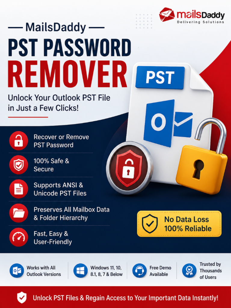 Best PST Password Remover Tool to Unlock Outlook Data Files Instantly