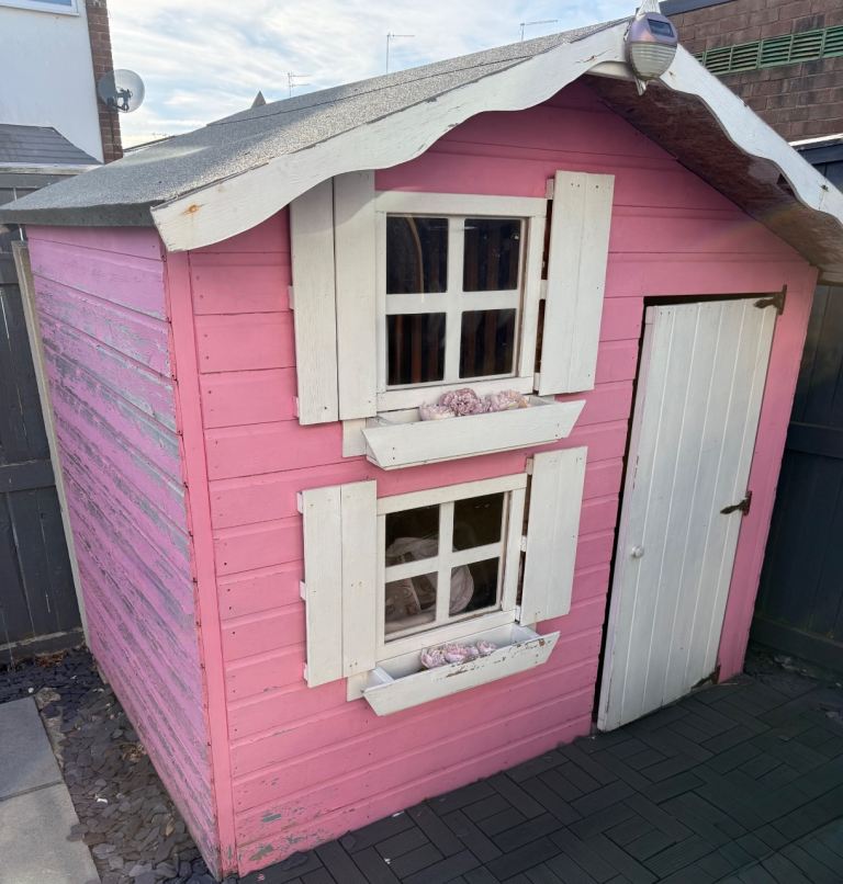 Wooden playhouse 