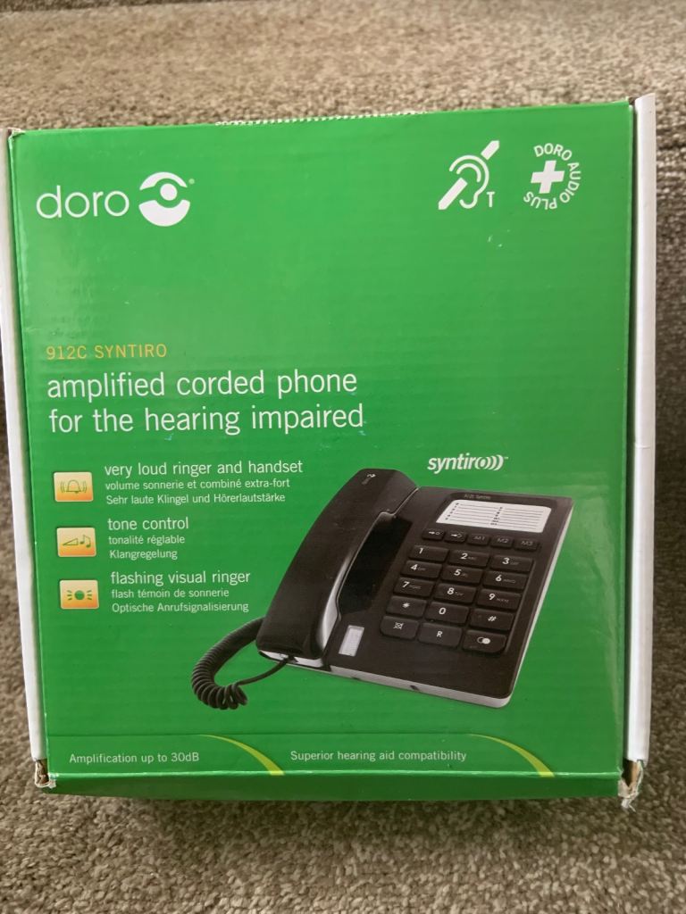 Doro 912c Syntiro Amplified Corded Phone - As Good As New