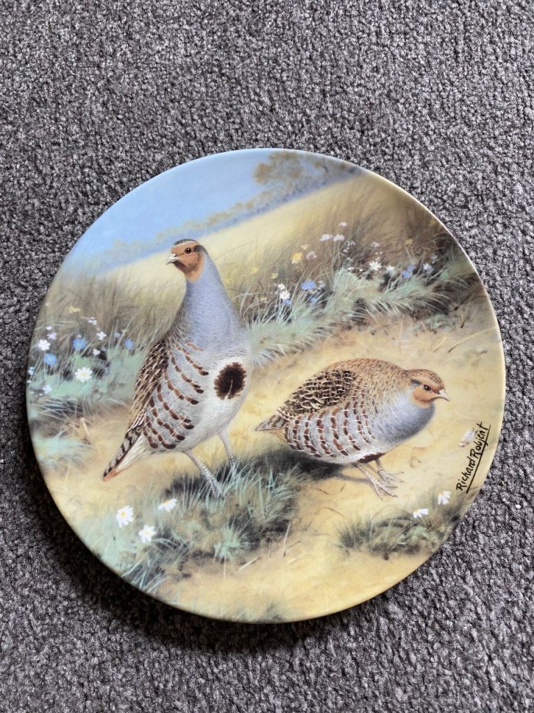 Royal Doulton 'Birds of Heath and Moorland' Collector Plates – Good Condition