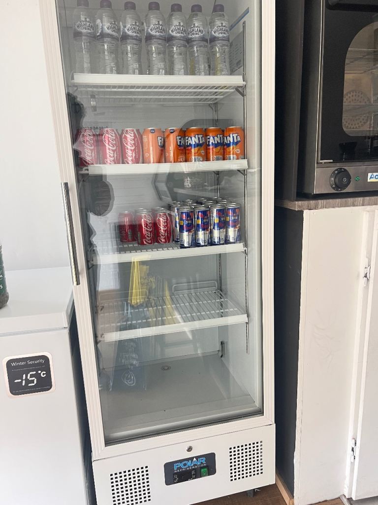Polar Upright Display Drinks Fridge - Good Condition