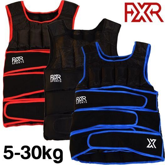FXR Sports Adjustable Veighted Vests 5kg - 25kg