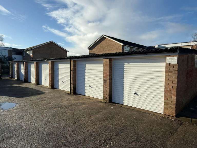 Selection of garages to rent at Nimbus Road, Epsom, KT19 9BP