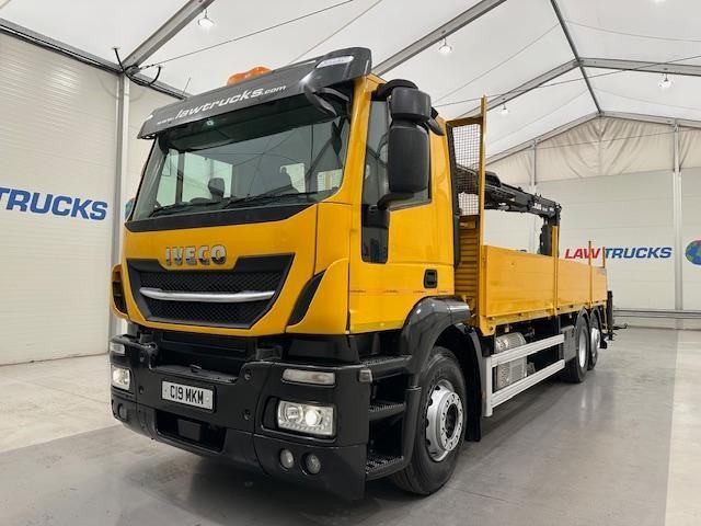 Iveco Stralis 310 Euro 6 6x2 Dropside Brick Grab