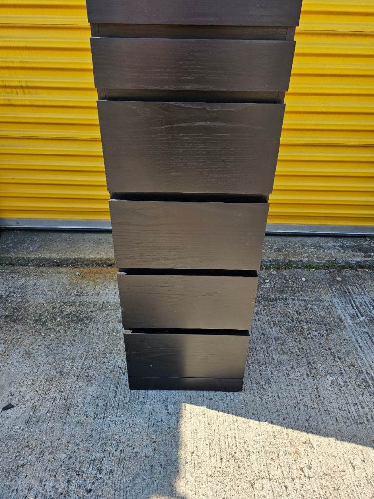 alton brown salad dressing Modern 3 Drawer Dresser Black – Salvage & Co Indy main image 0