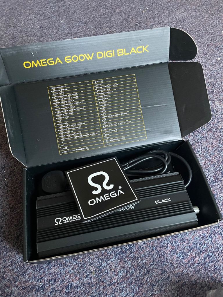 Omega 600W DIGI black