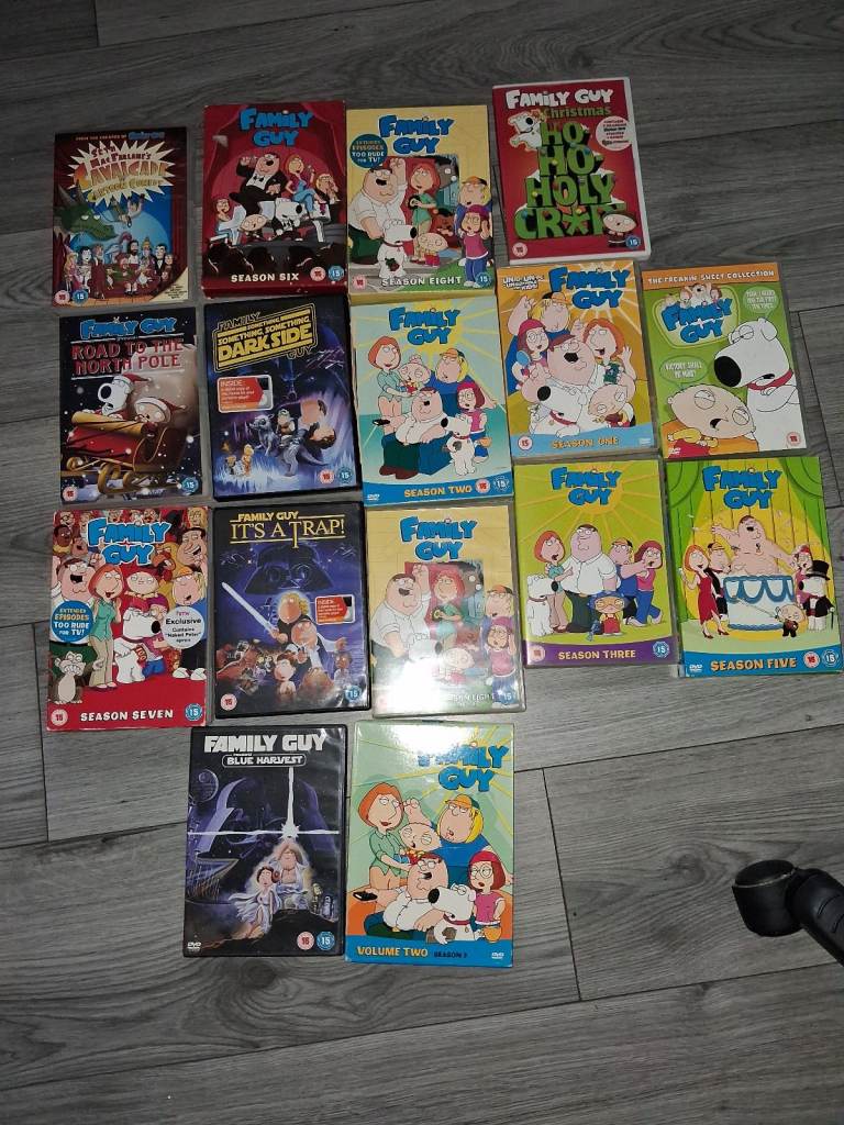 Family guy dvds £1 each thanks 