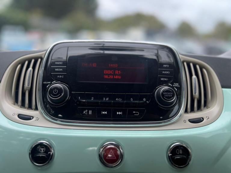 2016 Fiat 500 1.2 Pop Euro 6 (s/s) 3dr HATCHBACK Petrol Manual