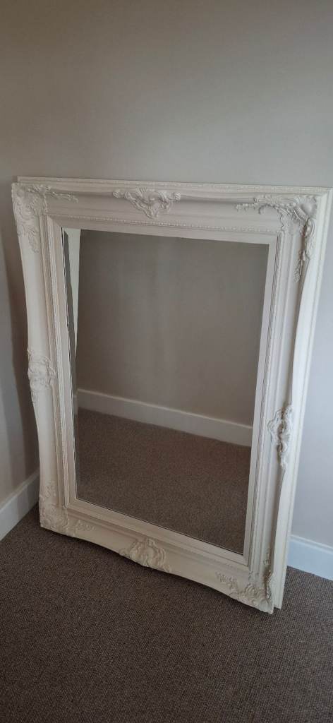 Large Cream Mirror 