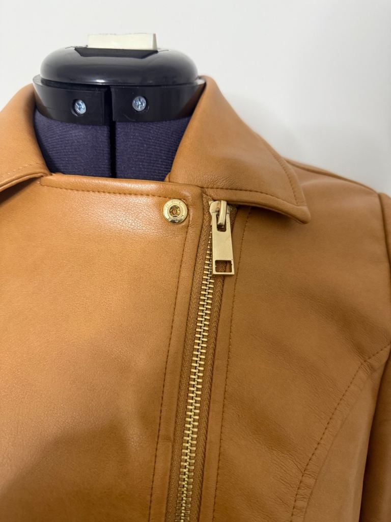 Denim & Co. Faux Leather Moto Jacket