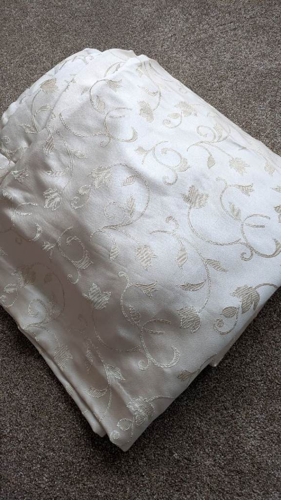 Cream curtains 
