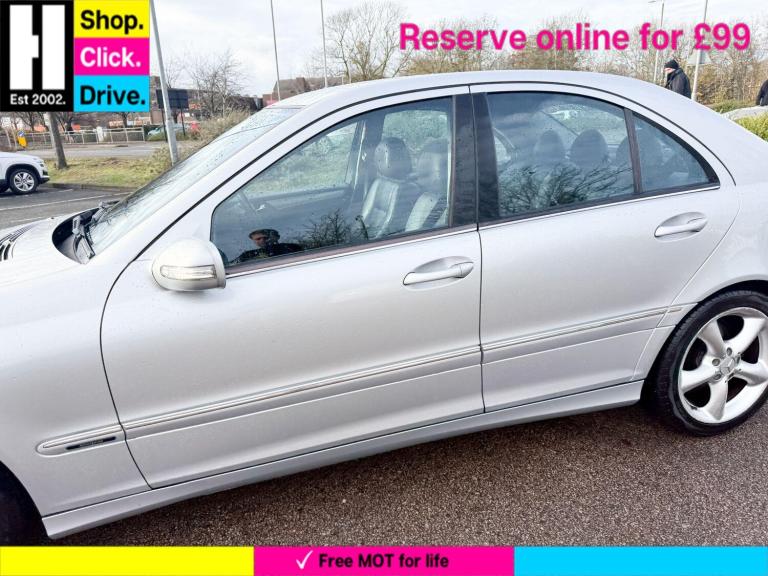 2006 Mercedes-Benz C Class 1.8 C180 Kompressor Avantgarde SE Saloon 4dr Petrol Automatic (193 g/k...
