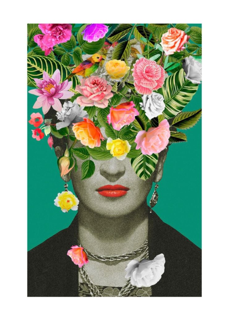 Frida Kahlo Black Framed Print