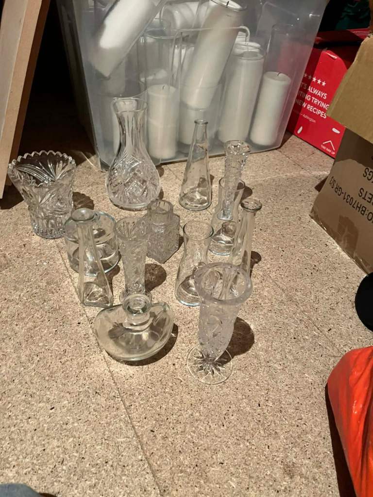 Vases and candle holders