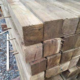 Solid 4x4" fence posts @ 8ft 