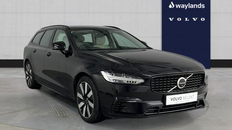 2025 Volvo V90 Plus, T6 AWD Plug-in hybrid, Electric/Petrol, Dark Estate Petrol Parallel PHEV Aut...
