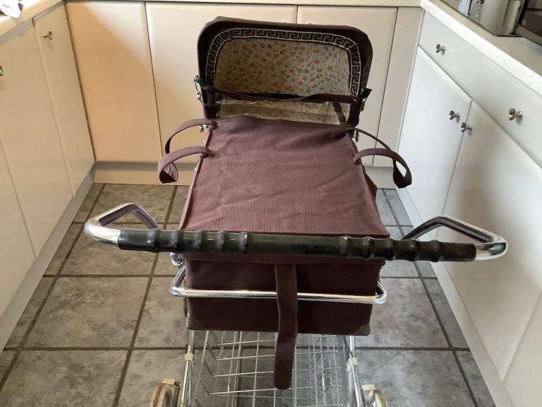 1980’s Brown Corduroy Carrycot