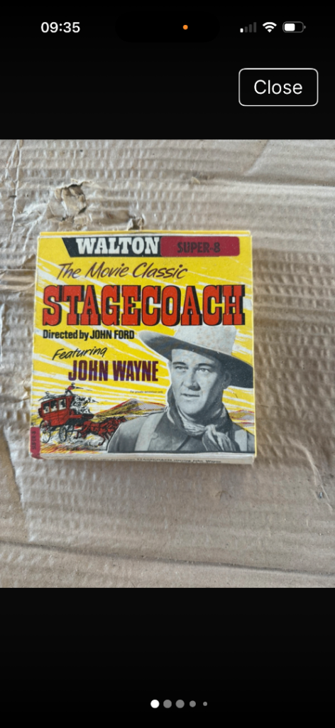 Vintage Film Stagecoach Walton Super 8 