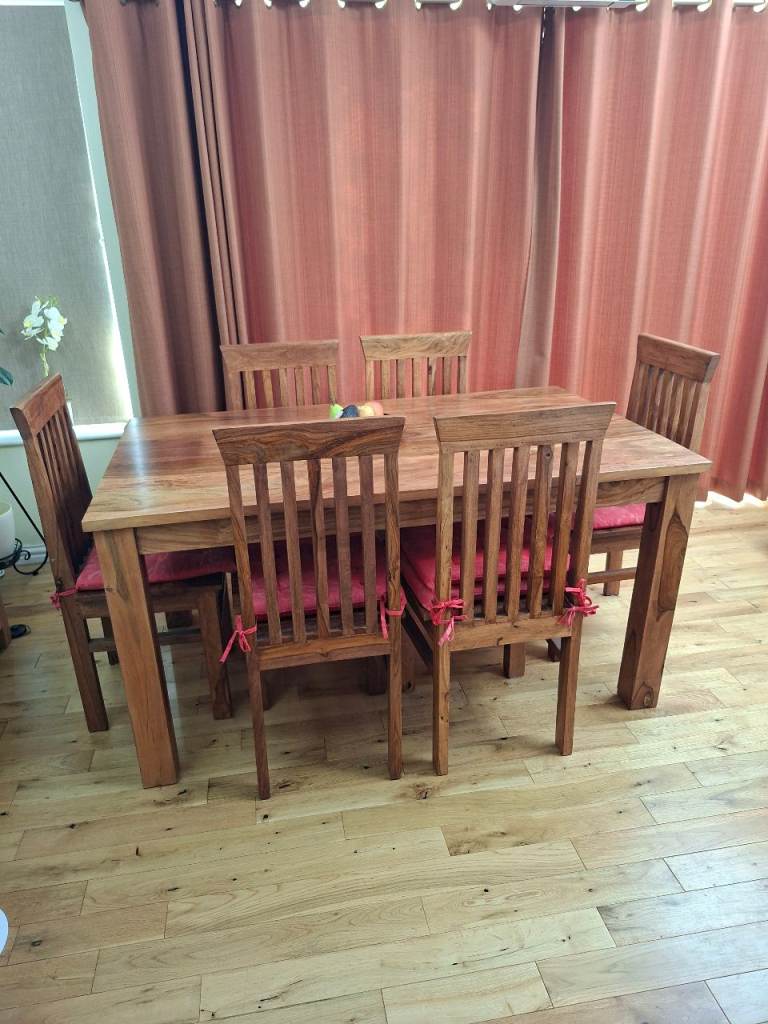 Dining table with 8 chairs
