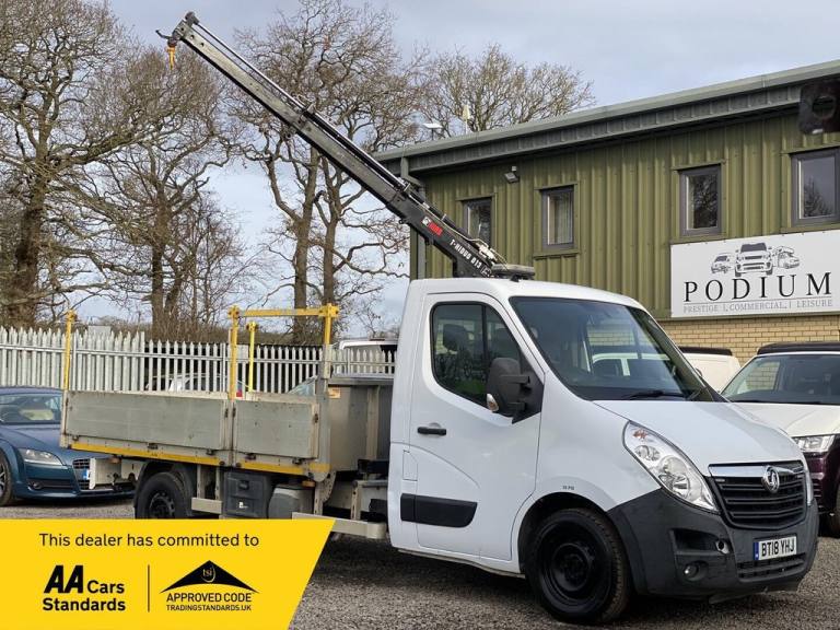 2018 Vauxhall Movano 2.3 CDTi 3500 BiTurbo RWD L3 H1 Euro 6 2dr Chassis Cab Diesel Manual