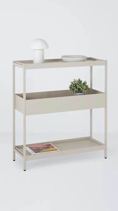 John Lewis Laguna Shelving Unit – Linen (H102cm)