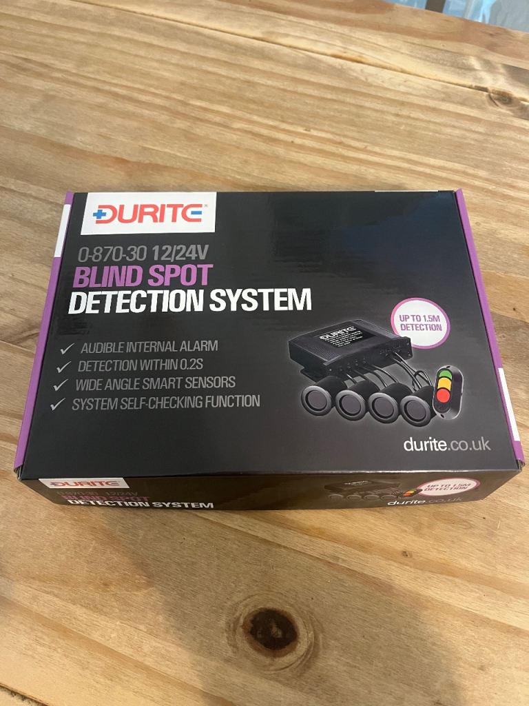 Brand new Durite Blind spot detection system 0-870-30 12/24V