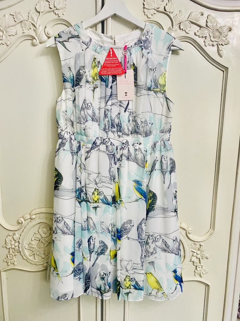 Brand New With Tags Ted baker Budgie Kkallee Dress UK 10 
