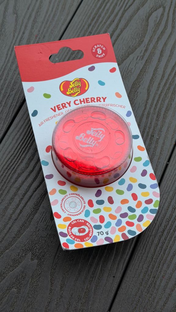 Jelly Belly Very Cherry Gel Can Air Freshener for Car Van or Home