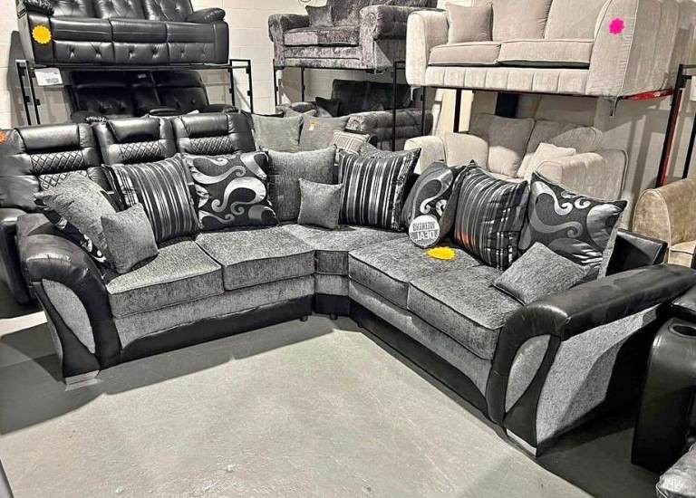 Limited Offer SHANNON 3+2 Seater & Corner Sofa Cream Color Brand New STYLISH Sofa Order Now~ COD📩📞