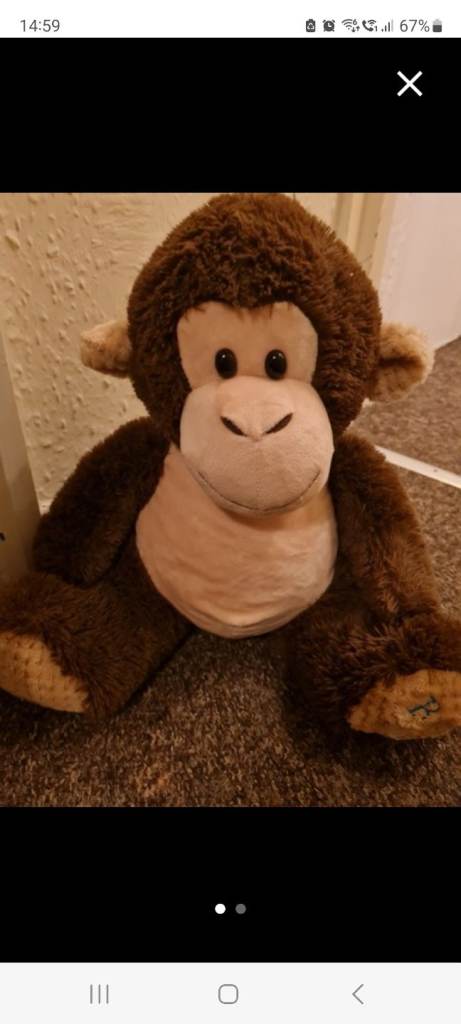 FREE Monkey sofy toy 