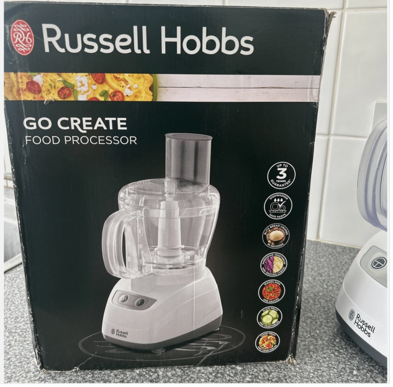 Russell Hobbs Go Create Food Processor - Excellent - London Collection