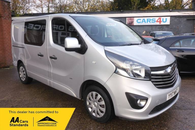 2017 Vauxhall Vivaro 1.6 CDTi 2900 BiTurbo Sportive Crew Van Double Cab 5dr Diesel Manual L1 H1  ...