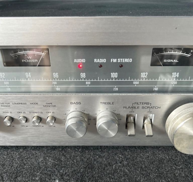 Vintage Amstrad Model EX333 Stereo Executive Receiver Hifi Separate