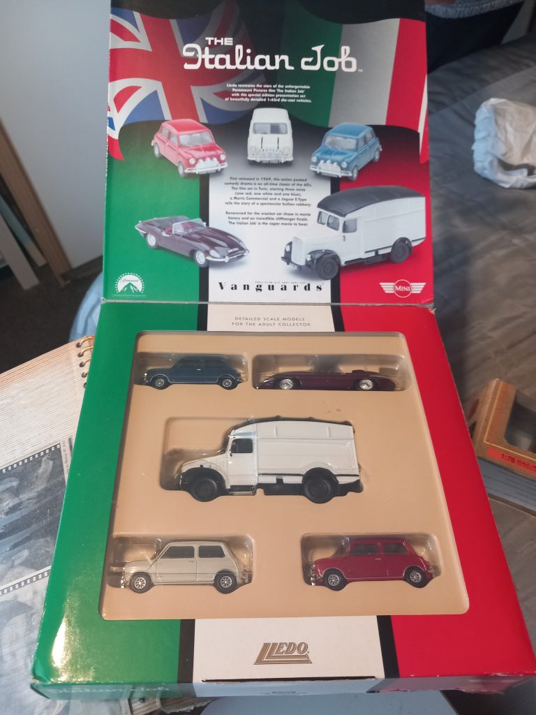 Lledo Vanguards The Italian Job Diecast Car Set