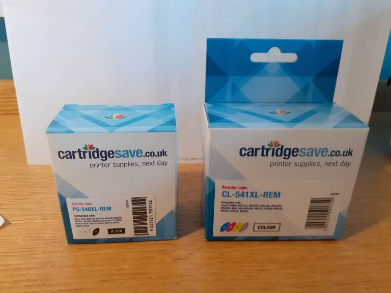 REDUCED New Printer Ink Cartridges - PG-540XL REM & CL-541XL REM