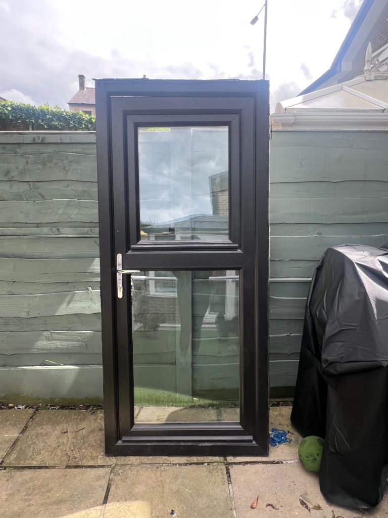 UPVC Black Stable Door - New Condition
