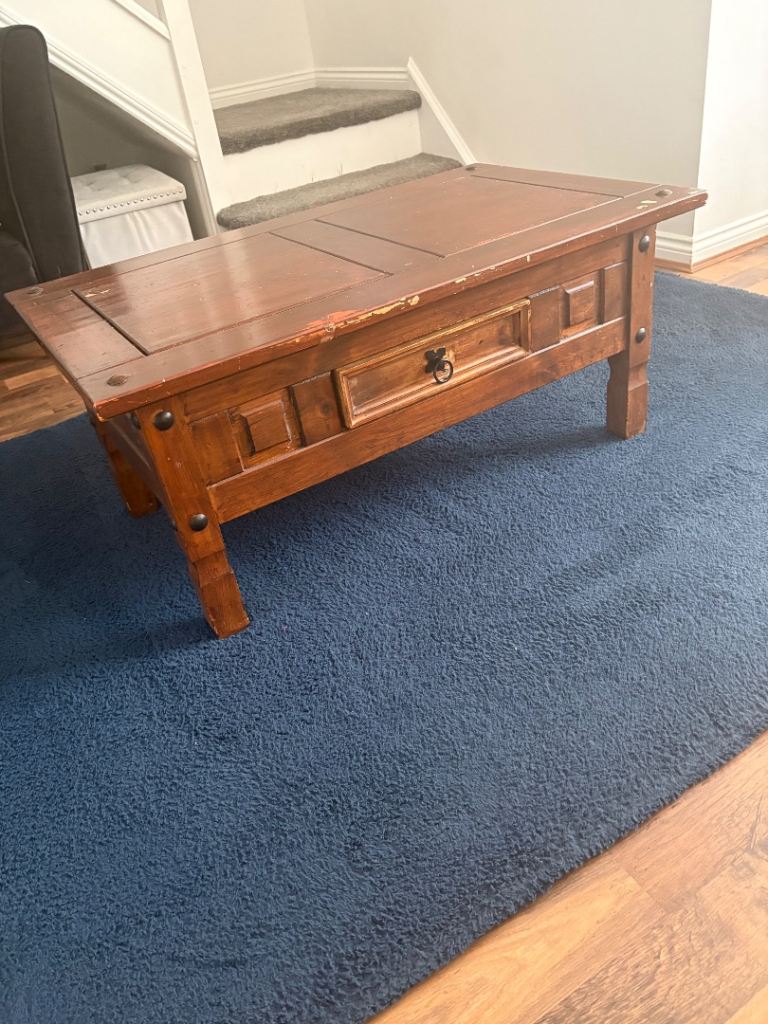 Wood coffee table 