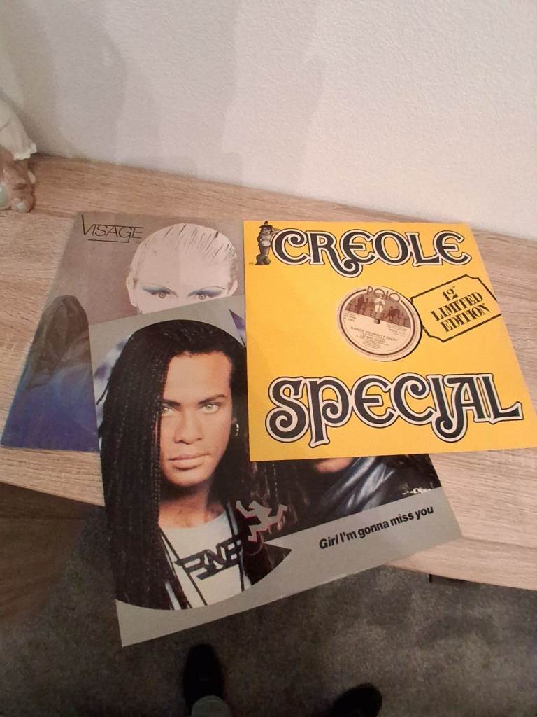 3 x 12 inch vinyl records 